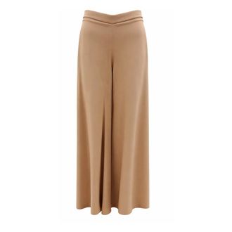 Simona Corsellini Wide Trousers, female, Beige, Size: XS Wide Trousers