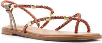 Aldo Loucinda Ankle Strap Sandal in Medium Red at Nordstrom, Size 8.5