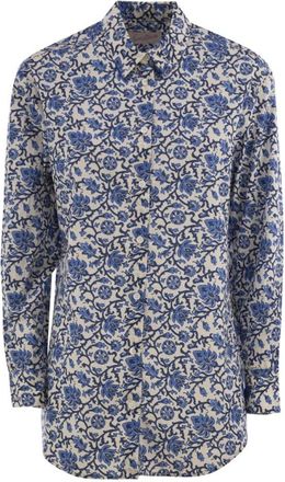 MC2 Saint Barth Brigitte Cotton Shirt - Dames - Casual Overhemden - Veelkleurig - S - Katoen - Overhemden