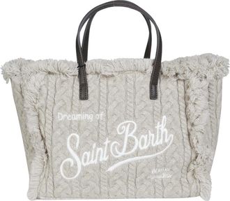 MC2 Saint Barth Borsa a mano Colette in lana intrecciata con tracolla - - Bags - Donna - Beige - ONE SIZE