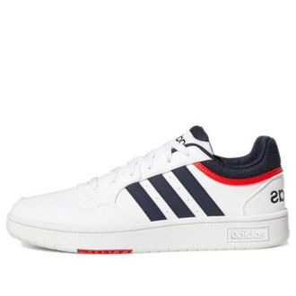 adidas Hoops 3.0 Low Classic Vintage Shoes White Vivid Red GY5427