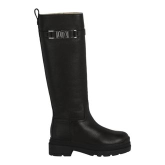 Ferragamo Ryder Leather Knee-High Boots, Size 7 C