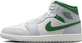 Nike Air Jordan 1 Mid Mens Trainers DQ8426 (Summit White/Pine Green 142) UK 9.5 (EU 44.5)