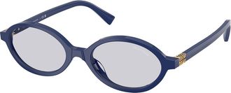 Miu Miu MU04ZS 22N3F2 Womens Sunglasses Blue Size 50