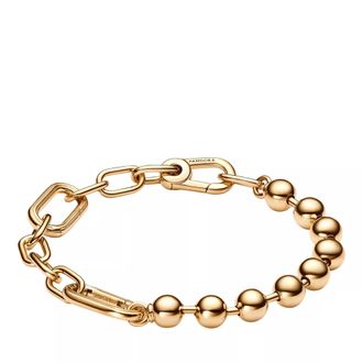 Pandora Bracelets - ME Metal Bead & Link Chain Bracelet - gold - Bracelets for ladies