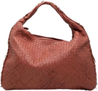 Bottega Veneta Pre-owned Shoulder Bags, female, Red, Size: ONE SIZE Pre-owned Hobo Bag