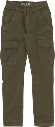 Alpha Industries Donkere Olijf Cargo Broek Mannen - Heren - Slim Fit Broeken - Groen - W28 - Katoen - Broeken
