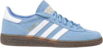 adidas Gestreepte Leren Slip-On Sneakers - Dames - Sport - Blauw - Maat: 37 1/3 EU Leer