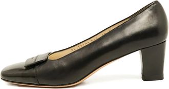 Ferragamo 50mm leather pumps - Black