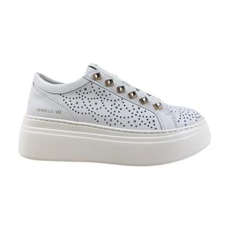 Emanuelle Vee Sneakers, female, White, Size: 11 US Bice Sneaker Traforata Pelle