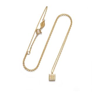 Anni Lu Gold Nine Dots Necklace Jewelry - female - Anni Lu - Necklaces - Yellow - ONE SIZE - Accessories