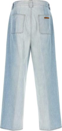 Marni Mens Chambray Jeans Blue Cotton