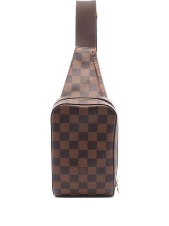 Louis Vuitton 2010 Damier crossbodytas - Bruin