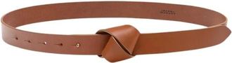 Isabel Marant Lassio Belt - unisex - Isabel Marant - Belts - Brown - XL - Accessories