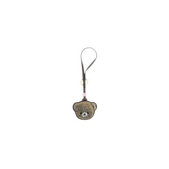 Ganni Portachiavi Orsetto - - Accessories - Donna - Beige - ONE SIZE