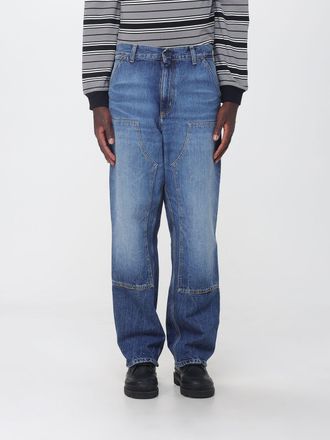 Carhartt Work in Progress Double Knee Straight-Leg Jeans in Cotton Denim