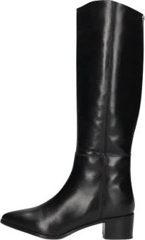 Fred De La Bretoniere Elegante Frolly Slob Dameslaarzen - Dames - Hoge Laarzen - Zwart - 40 EU - Wol - Schoenen