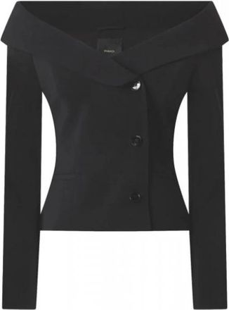 Pinko Mujer, Chaquetas, Negro, Talla: S