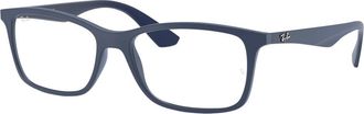 Ray-Ban Optisch Montuur - unisex - Accessoires - Blauw - Maat: 54 MM Nylon