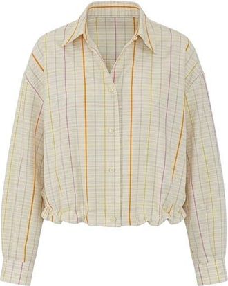 C&acirc;llas Milano Lille Blouson hem shirt in Nat/pink/yellow at Nordstrom, Size 10