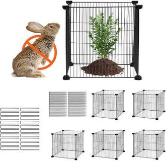 OEM 5er-pack Pflanzenschutz Vor Tieren, 15,35 X 15,35 Zoll Pflanzenschutz Aus H&uuml;hnerdraht, Pflanzenk&auml;fige F&uuml;r Pflanzen Im Freien, Blumen Und Gem&uuml;se, H&auml;lt 