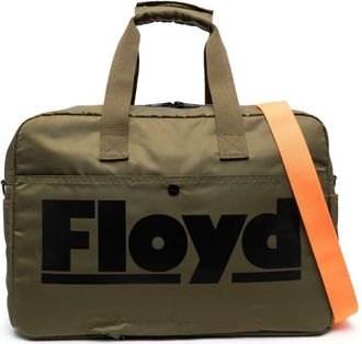 Floyd logo-print zipped holdall - unisex - Polyamide/Nylon - One Size - Green