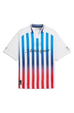 Puma x BMW M Motorsport Lifestyle Jersey in Puma White at Nordstrom, Size Xx-Large