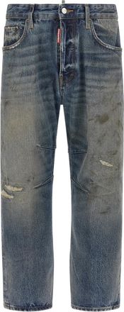 Dsquared2 Blue Mid Rise Jeans