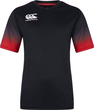 Canterbury Of New Zealand Dames/Dames Club Jersey (Zwart, Rood)