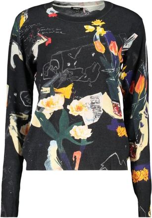 Desigual Nantes T-shirt met ronde hals - Dames - Ronde hals truien - Veelkleurig - L - Truien & Vesten