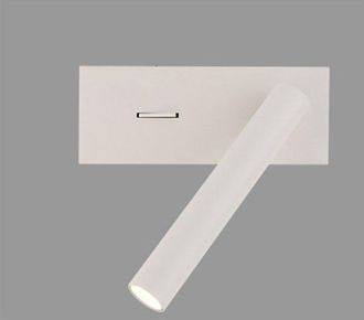 OEM L&aacute;mpara De Mesita De Noche Led Blanca, Sencilla Y Moderna, L&aacute;mpara De Dormitorio Creativa, L&aacute;mpara De Lectura T&eacute;cnica Retr&aacute;ctil Personalizada