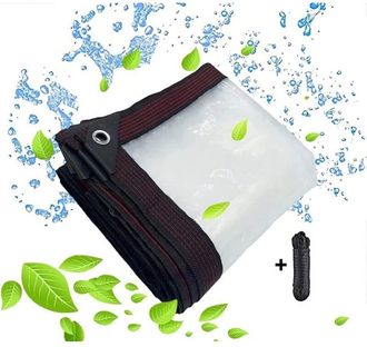OEM Lona Transparente Con Ojales, Lona De Pl&aacute;stico Transparente Para Exteriores, Lona Impermeable Para Invernaderos, Lona Protectora Para Terrazas, Lona I