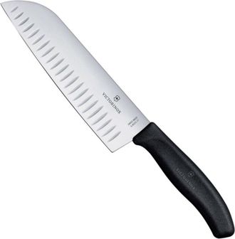 Victorinox by Swiss Army Cuchillo De Cocinero Santoku Con Filo De Bola Swiss Classic Longitud 170/298 Mm