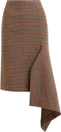 Essentiel Gonna midi asimmetrica - Marrone