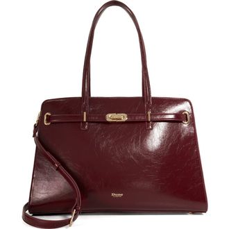 Dune London Define Tote in Burgundy at Nordstrom Rack