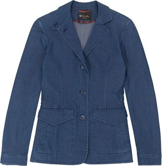 Loro Piana Blazer denim Kelsey - Blu