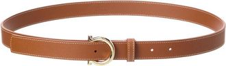 Ferragamo Gancini Leather Belt