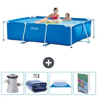 Intex Piscina Con Estructura Rectangular - 220x150x60 Cm - 7-piezas Scb117