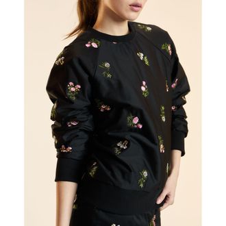 Cynthia Rowley Embroidered Pullover