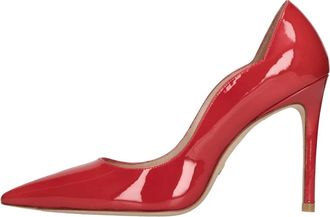 Stuart Weitzman Stuart 100 Scllop - Dames - Pumps - Rood - 41 EU - Leer - Schoenen
