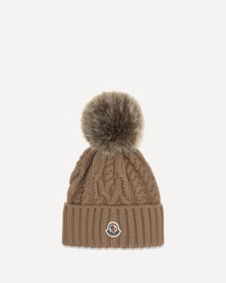 Moncler Wool and cashmere Pom-Pom Beanie Female UNI