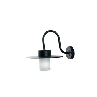 Netlighting YORK Outdoor Dome Wall Light Black IP44 39.5x30x31.5cm | Size: 39.5x30x31.5 cm