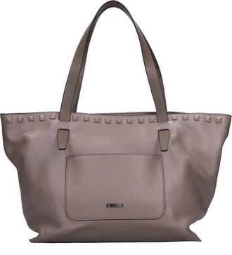 Rebelle Satinetopo Tote Bag - Dames - Shoppers - Bruin - ONE Size - Leer - Tassen