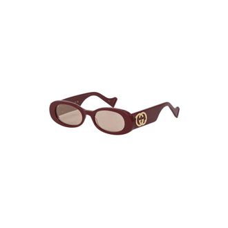 Gucci Zonnebrillen - Dames - Accessoires - Bruin - Maat: 52 MM