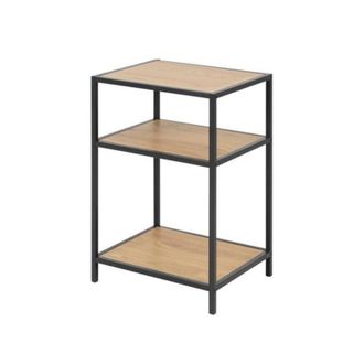 Selsey Selsey Seaford - Librer&iacute;a / Mesa - Altura 63 Cm - Roble / Negro - Industrial