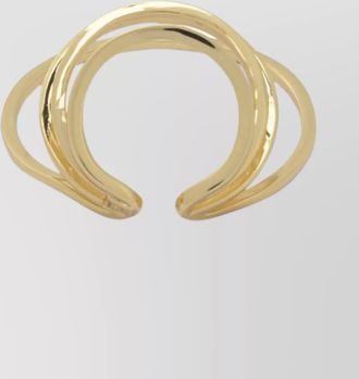 Federica Tosi curved open design polished earrings