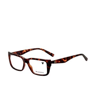 Karl Lagerfeld Womens 55mm Tortoise Eyeglasses KL6212-242-55