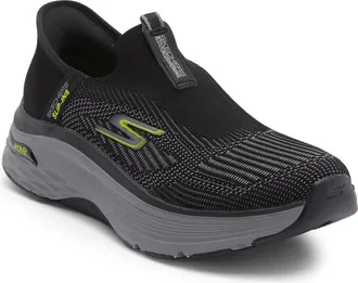 Skechers Max Cushion Slip-Ins Sneaker in Black/Charcoal at Nordstrom Rack, Size 10