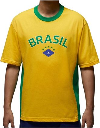 Nike Jordan Air Jordan 85 Brazil Graphic T-Shirt Varsity Maize Lucky Green II5388-741