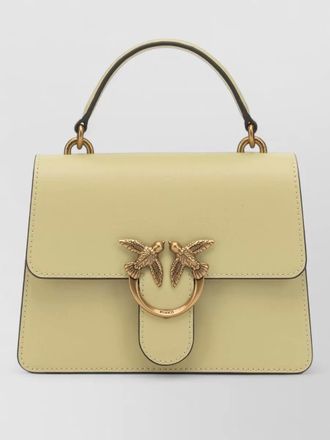Pinko shoulder bag detachable strap metal hardware handle